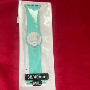 Aqua Silicone Watch Band 38/40mm